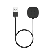 USB-C Oplaadkabel voor Fitbit Sense / Sense 2 / Versa 3 / Versa 4 – 1 Meter Zwart