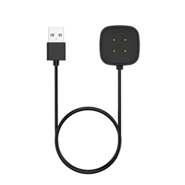 USB-C Oplaadkabel voor Fitbit Sense / Sense 2 / Versa 3 / Versa 4 – 1 Meter Zwart