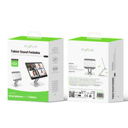 Tablet Stand Houder Vouwbare – Verstelbare Aluminium Bureauhouder – Zilver