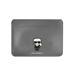 Karl Lagerfeld 14 Inch Laptop- en Tablet-Sleeve | Saffiano Ikonik Zwart | FixHub
