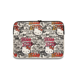Hello Kitty Laptophoes voor 14 Inch Apparaten – Tags Graffiti Beige | FixHub