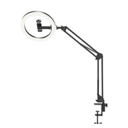 Rixus Ring Light 10 Inch met Bureauhouder en Telefoonhouder