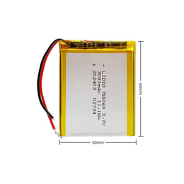755060 Li-Polymer Batterij 3,7V 3000mAh – Oplaadbare Lithium Accu voor Fietscomputers, Navigatie en Elektronica