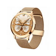 HD AMOLED Smartwatch 1.32-inch Rose Gold – IP67 – AI Voice