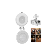 Telesin C03 Selfie Lamp – MagSafe Magnetisch – 360° Draaibaar – Zilver