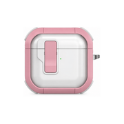AirPods 3 Protective Case – Transparante Case met Roze Anti-Shock Randen