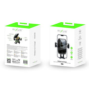 Draadloze Autolader – 15W Qi Auto Telefoonhouder – Zwart