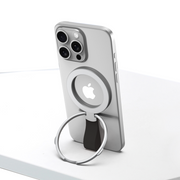 MagSafe Draagbare Telefoonhouder – Pols Smartphone Houder – Zilver Wit