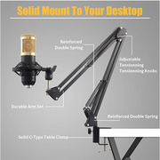 Live Broadcast Microphone Equipment – Microfoon Set met Statief