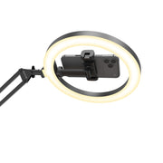 Rixus Ring Light 10 Inch met Bureauhouder en Telefoonhouder