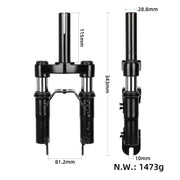 Voorvering Set voor Segway Ninebot F20 / F25 / F30 / F40 / D18E / D28E / D38E / D40X | Front Suspension Kit | FixHub