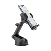 Auto Zuignap Telefoonhouder – Universele Smartphone Houder voor Dashboard & Voorruit – Zwart