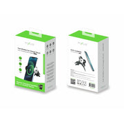 Snelle Draadloze Autolader Houder – 15W Qi Auto Telefoonhouder – Zwart