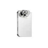 Camera Lens Protector voor Apple iPhone Duo – Camera Beschermglas – Silver / Dark Blue