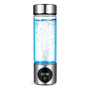 Daikin Draagbare Waterstofwatergeneratorfles SPE + PEM Ionizer met Dubbele Kamer & PPB-Tijdweergave – Elektrolytisch Alkalisch Waterapparaat van FixHub