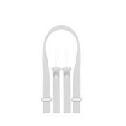 Universele Schouderband voor Smartphone – Verstelbare Crossbody Telefoonkoord – Licht Grijs