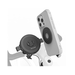 Rixus One-Lock Bike Holder Anti Shock Mag Set – Magnetische Fiets Telefoonhouder – Zwart