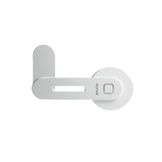 Magnetische Laptop & Monitor Telefoonhouder – MagSafe Compatibele Bureauhouder – Zilver