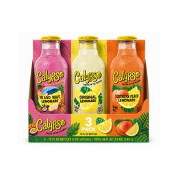 Calypso Lemonade 3-Pack – Island Wave, Original & Southern Peach | Imported USA