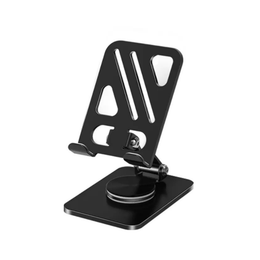 360° Opvouwbare Telefoon & Tablet Standaard – Zwart