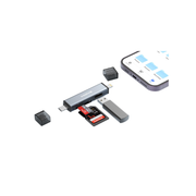 Xssive USB 2.0 Card Reader – USB-C & Lightning (iPhone & Android)