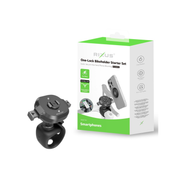 Rixus RXHB52 One-Lock Fiets Telefoonhouder Starter Set – Universele Smartphone Houder – Zwart