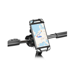 Rixus RXHB61 Siliconen Fiets Telefoonhouder – Universele Smartphone Houder – Zwart