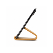 Houten Telefoonhouder Bureau Stand – Universele Smartphone Houder – Bruin