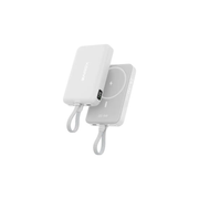 Xssive Magnetic Wireless Powerbank 10000mAh incl. Kabel Wit