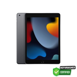 Refurbished Apple iPad (9th generation) 64GB Grijs