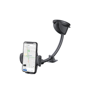 Smartphone Houder voor Voorruit – Universele Auto Telefoonhouder met Zuignap – Zwart