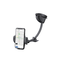 Smartphone Houder voor Voorruit – Universele Auto Telefoonhouder met Zuignap – Zwart