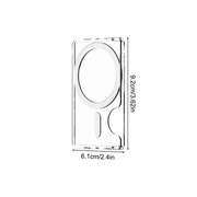 Magsafe Magnetische Transparante Kaarthouder voor iPhone & Samsung