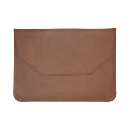 Laptop, MacBook & Notebook Sleeve 13 Inch PU Leather Bruin | FixHub