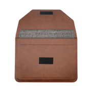 Laptop, MacBook & Notebook Sleeve 13 Inch PU Leather Bruin | FixHub