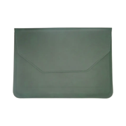 Laptop, MacBook & Notebook Sleeve 15 Inch PU Leather Groen | FixHub
