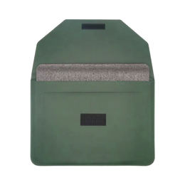Laptop, MacBook & Notebook Sleeve 15 Inch PU Leather Groen | FixHub