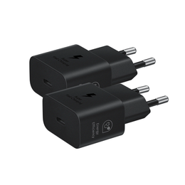 Originele Samsung 25W Power Adapter USB-C Duo Pack – 2 Stuks Snelladers