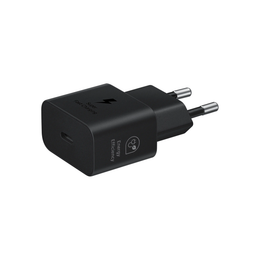 Originele Samsung 25W Power Adapter Zwart – USB-C Super Fast Charging Thuislader