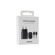 Originele Samsung 25W USB-C Power Adapter met 1 Meter USB-C Kabel 3A – Zwart