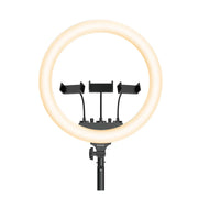 Selfie Ring Light RGB Plus Edition 22 Inch – met Statief & Telefoonhouder