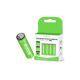 Rixus RXAA05 Oplaadbare AA Batterijen 3000mWh – 1.5V Lithium-ion – 4 Stuks Inclusief USB-C Oplaadkabel