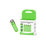 Rixus RXAA07 Oplaadbare AAA Batterijen 880mWh – 1.5V Lithium-ion – 4 Stuks Inclusief USB-C Oplaadkabel