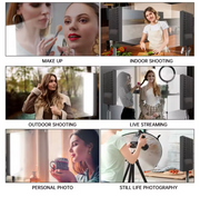 Studio Light LED Videopaneel 160 LEDs – Dimbaar 2700K-7500K met Afstandsbediening