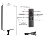 Studio Light LED Videopaneel 160 LEDs – Dimbaar 2700K-7500K met Afstandsbediening