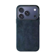 Alcantara Hoesje voor iPhone 17 Pro Max MagSafe Dark Grey