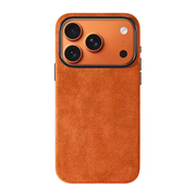 Alcantara Hoesje voor iPhone 17 Pro Max MagSafe Grey