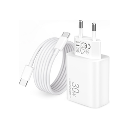 XO 30W GaN USB-C Snellader – Type-C Fast Charger voor iPhone, Samsung, iPad en Android