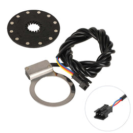 12-Magneet Trapondersteuning Sensor (PAS) voor Elektrische Fietsen | 118CM Kabel