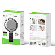 MagSafe Draagbare Telefoonhouder – Pols Smartphone Houder – Zilver Wit
